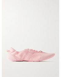 Gucci - Flex Suede-Trimmed Leather Sneakers - Lyst