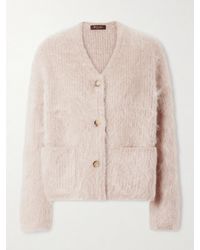Loro Piana - Cherry Hill Mohair And Cashmere-Blend Cardigan - Lyst