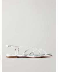 Aeyde - Anisa Leather Flat Sandals - Lyst