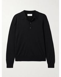 La Ligne - Ben Oversized-Pullover Aus Einer Mischung Aus Seide, Wolle Und Kaschmir Mit Polokragen - Lyst
