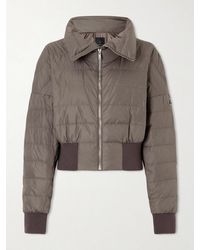 Rick Owens - Moncler Appliquéd Quilted Shell Down Jacket - Lyst