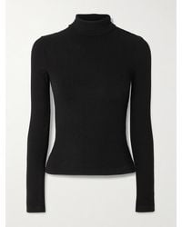 Citizens of Humanity - Caradene Ribbed Stretch-Lyocell Turtleneck Sweater - Lyst