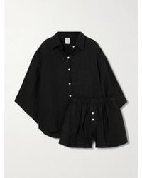 Deiji Studios - 03 Linen Shirt And Shorts Set - Lyst