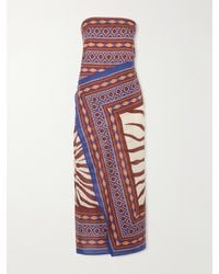 Johanna Ortiz - Paraiso Agreste Printed Cotton-Voile Maxi Dress - Lyst