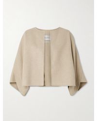 Max Mara - Ovada Cropped Wool And Cashmere-Blend Felt Jacket - Lyst