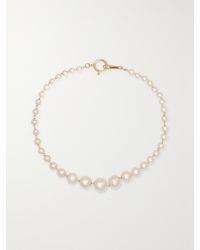 Mizuki - 14-Karat Pearl Bracelet - Lyst