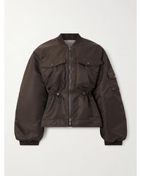 Cecilie Bahnsen - Birdie Ruched Padded Shell Bomber Jacket - Lyst