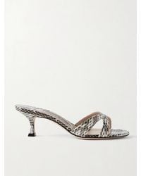 Manolo Blahnik - Callamu 50 Mules Aus Elapheleder - Lyst