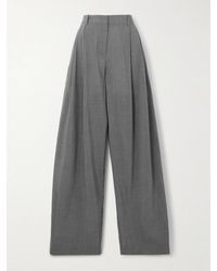 Jacquemus - D'Homme Pleated Stretch-Wool Tapered Pants - Lyst