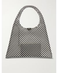 Alaïa - Woven Leather Hobo Shoulder Bag - Lyst