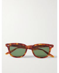 Barton Perreira - Cecil D-Frame Tortoiseshell Acetate Sunglasses - Lyst