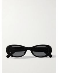 Miu Miu - Oval-Frame Acetate Sunglasses - Lyst