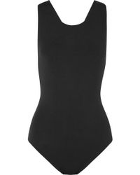 Eres Poker Full Badeanzug Mit Cut-out Und Knoten - Schwarz