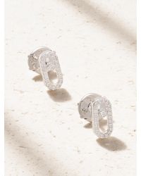 Messika - Move Uno 18-Karat Diamond Earrings - Lyst