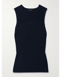 Goldsign - Ribbed Stretch-Jersey Tank - Lyst