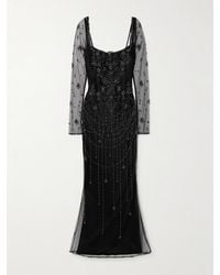 Clio Peppiatt - Chandelier Embellished Tulle Gown - Lyst