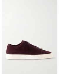 Jennifer Chamandi - Embellished Suede Sneakers - Lyst