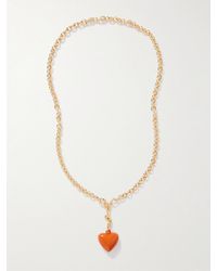 Roxanne Assoulin - The Mini Puffy Heart-Tone Necklace - Lyst