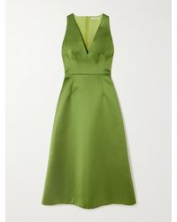 Emilia Wickstead - Adonica Cutout Duchesse-Satin Maxi Dress - Lyst