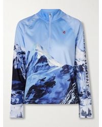 Perfect Moment - Printed Stretch-Jersey Base Layer - Lyst