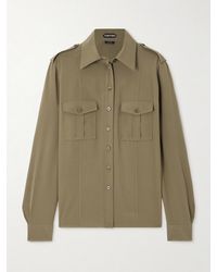 Tom Ford - Silk Crepe De Chine Shirt - Lyst