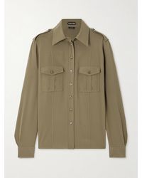 Tom Ford - Hemd Aus Crêpe De Chine Aus Seide - Lyst