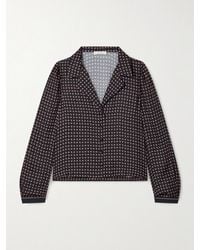 Doen - Juliana Bluse Aus Einer Seidenmischung Mit Paisley-Muster - Lyst
