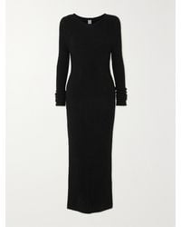 TOTEME - Ribbed Wool-Blend Maxi Dress - Lyst