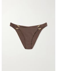 Away That Day - Sorrento Embellished Recycled Stretch Bikini Briefs - Lyst
