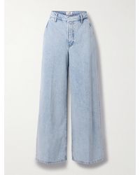 FRAME - The Wide Trouser Hoch Sitzende Jeans Mit Weitem Bein Aus Bio-Denim - Lyst