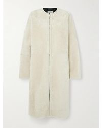 TOTEME - Mantel Aus Shearling - Lyst