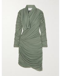 AZ FACTORY - Ester Manas Draped Stretch-Tulle Mini Dress - Lyst