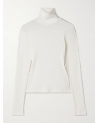 Citizens of Humanity - Caradene Ribbed Stretch-Lyocell Turtleneck Sweater - Lyst