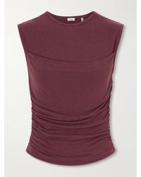 Agolde - Theodore Ruched Jersey Tank - Lyst