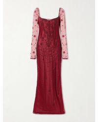 Clio Peppiatt - Chandelier Embellished Tulle Gown - Lyst