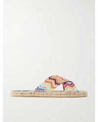 Missoni - Harlow Striped Woven Espadrilles - Lyst