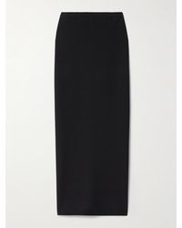 KHAITE - Lilth Crepe-Jersey Maxi Skirt - Lyst
