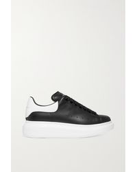 Alexander McQueen Oversized Sole Sneakers Black/white