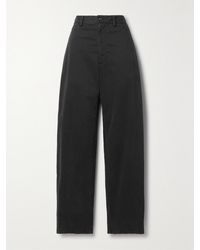 Nili Lotan - Eliot Boy Hose Mit Weitem Bein Aus Twill Aus Einer Baumwollmischung - Lyst