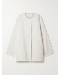 The Row - Elke Oversized Silk Jacket - Lyst
