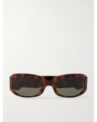 Saint Laurent - Sl 868 Squared-Frame Acetate Sunglasses - Lyst