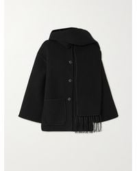 TOTEME - Scarf-Effect Wool-Blend Jacket - Lyst