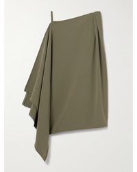 Proenza Schouler - Alyssa Asymmetric Draped Crepe Top - Lyst