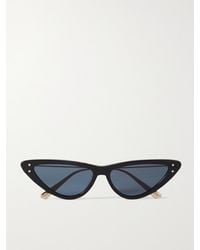 Dior - Missdior B4U Sonnenbrille Aus Azetat Mit Cat-Eye-Rahmen Und Goldglänzenden Details - Lyst