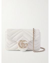 Gucci - Gg Marmont Mini Matelassé Leather Shoulder Bag - Lyst