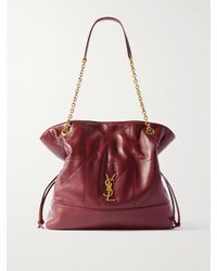 Saint Laurent - Jamie Shopping Schultertasche Aus Gestepptem Leder - Lyst