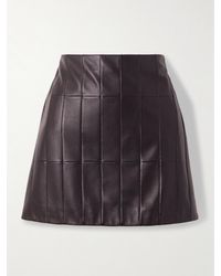 Veronica de Piante - Cecily Minirock Aus Leder - Lyst