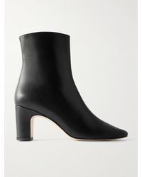 Manolo Blahnik - Ofaralo Ankle Boots Aus Leder - Lyst