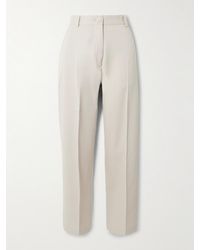 James Purdey & Sons - Cotton And Wool-Blend Twill Straight-Leg Pants - Lyst