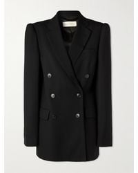 Dries Van Noten - Double-Breasted Wool And Mohair-Blend Twill Blazer - Lyst